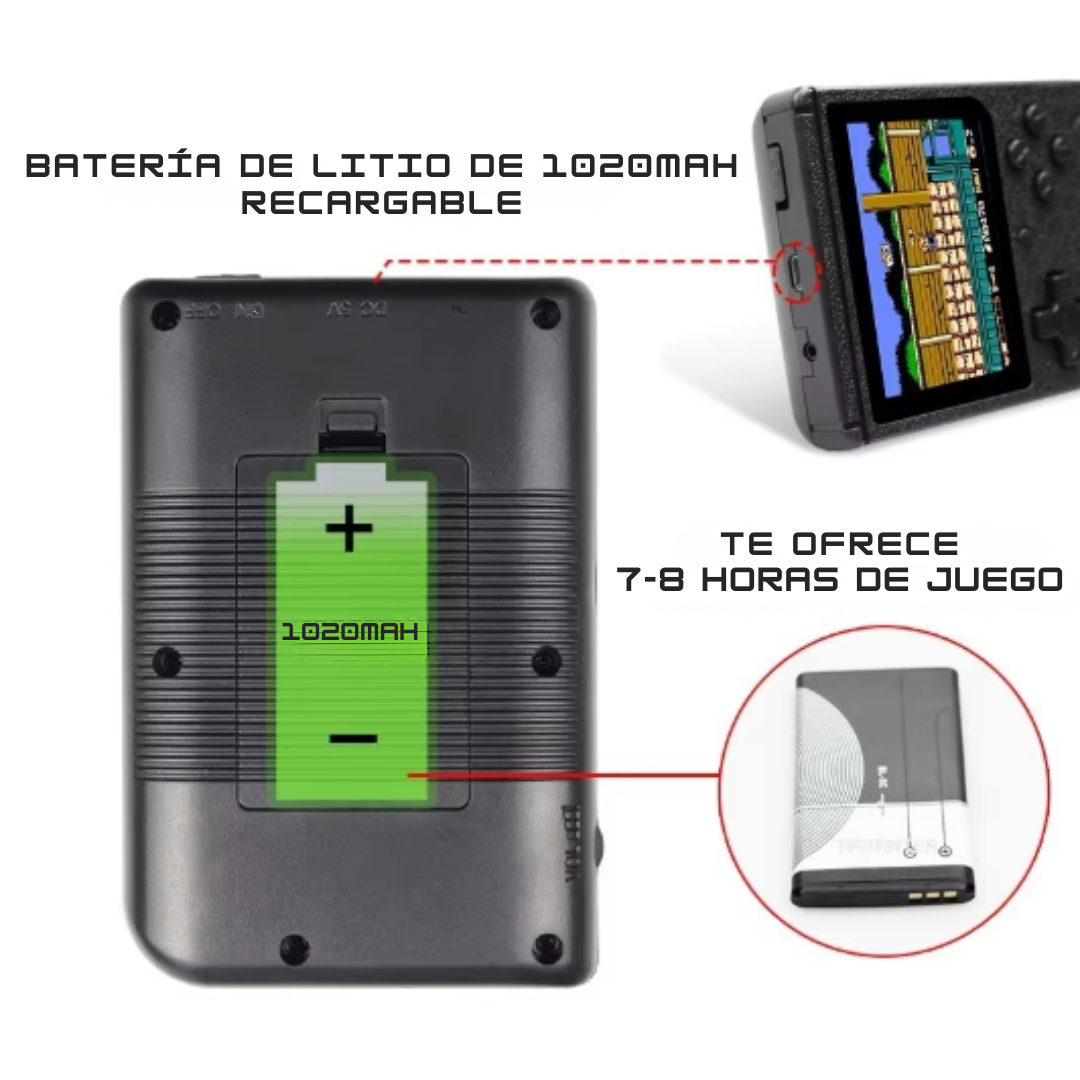 Mini Consola PORTÁTIL + 1 RETROPAD GRATIS